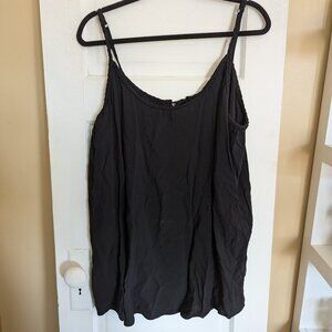 100% Rayon Braided Trim Black Cami Torrid Top - 4X